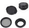 37mm Circular Polarizer CPL Objektivfilter mit Adapterring Schutzkappe für Yi 4k / 4k + / Lite Action Kameras