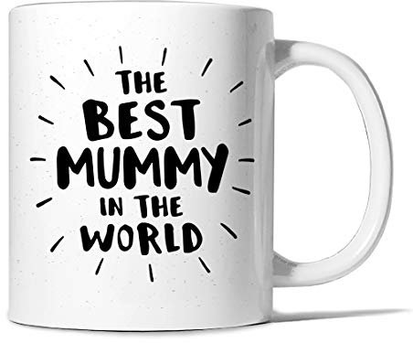 Risk-A Designs The Best Mummy in The World, Mummy Mug, Mum Birthday Gift, Mothers Day Gift, Step Mother Gift, Step Mother Birthday, Mum Gift, Mummy Gift, Womens Gift