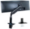 VIVO Supporto per monitor Ultrawide in alluminio, classico + USB, adatto a schermi fino a 49, braccio pneumatico articolato singolo, porte USB, morsetto a C e supporto da tavolo, VESA max 200x100,