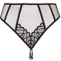 Bracli Manhattan High Waist Brief - schwarzes Perlendessous