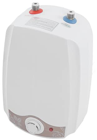 Mini Calentador de Agua Eléctrico para Cocina, Instantáneo de Gran Capacidad de 8 Litros, Tanque de 1500 W Con Salida Superior