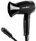 BRUNNER 7202818N Phon Reise-Haartrockner, 12 V, faltbar, platzsparend, Monsun, Schwarz