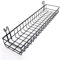 Graootoly Panier pour panneau de grille murale en métallique, panier de rangement multifonction et de présentation, 40 x 10 x 5 cm, peint en noir