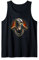 Rapper Gorilla in Kette und Cap Hip Hop Kultur Ghetto Monkey Tank Top