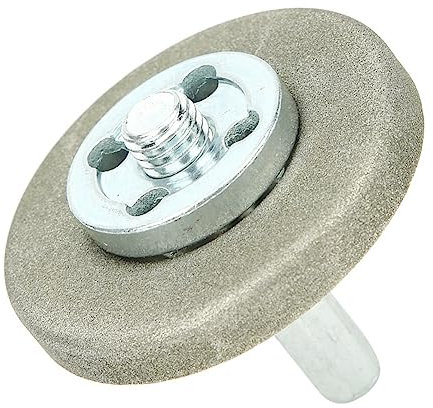 Mola, Mola da 5,6 Cm di Diametro, Pietra per Affilare in Acciaio Inossidabile Diamantato per Forbici da Trapano per Utensili da Piallatura (360 maglie)