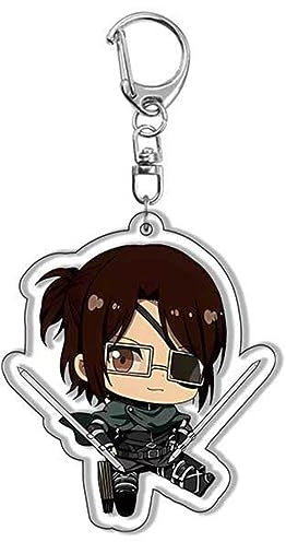 Attack on Titan Schlüsselanhänger Shingeki no Kyojin Acryl Schlüsselanhänger Anime Anhänger Peripherie Eren Yeager Schlüsselanhänger Levi Anhänger...