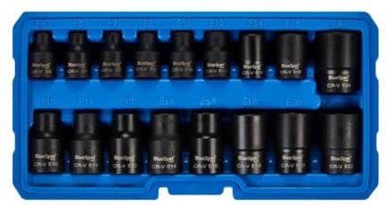 Blue Spot Tools 17PCE 3/8- 1/2 Impact E Torx Sockets