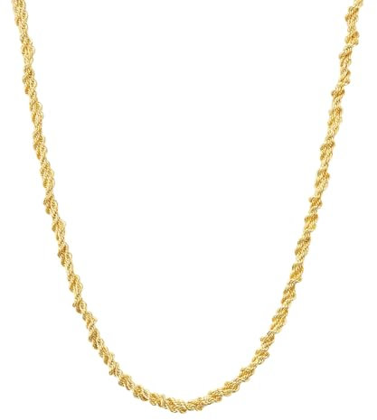 Lulu Jane Damen Kette aus Metall-Legierung Modeschmuckhalskette gelbgold