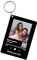 BLINGPAINTING Porte-clés photo personnalisé, chanson de couverture d'album en acrylique personnalisée avec photo porte-clés plaque de musique porte-clés, noir, 3.1in x 2.0in x 1.2in