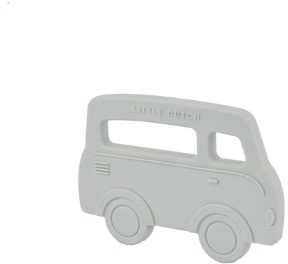Little Dutch 2012282 Silikon Beißring Bus - olive