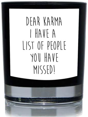 60 Second Makeover Limited Karma List Lustige Kerze, 20 cl