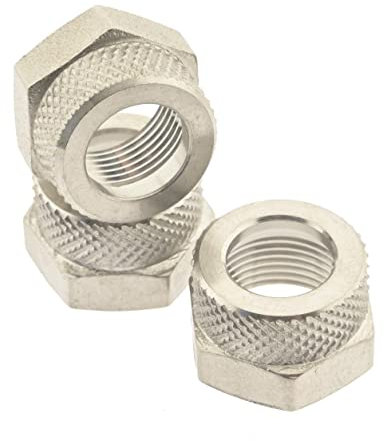 CK-Überwurfmutter 6 x 4mm (M 10 x 1), Edelstahl (1.4571)