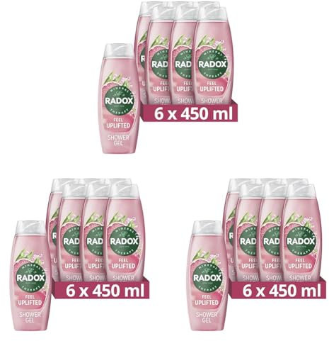 Radox Mineral Therapy Feel Uplifted Shower Gel With Grapefruit & Ginger Scent - 450 ml (Pack of 18)