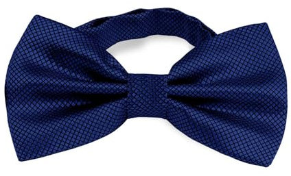 OcioDual Pajarita Azul, Pajaritas Hombre, Pajarita Hombre a Cuadros con Cierre de Gancho Clip Ajustable, 12cm x 6cm, Accesorios Ropa para Celebraciones, Fiestas, Trabajo, Bodas y Eventos