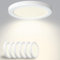 Yexati Plafon LED Techo 18W 1800LM, IP44 Lámpara Techo Delgada 4500K Blanco Neutro, Lampara de Techo Redondo Plana Ø220mm Driver Incluido. para Dormitorio Baño Cocina Balcón Pasillo Oficina 6 Pack