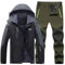 Skibekleidung Herren Komplettset, Herren Ski Jacke Und Hosen Set Warme Winddicht Schneeanzug 2 Teilig Snowboardjacke Snowboardhose Winter Skianzug Winteranzug Snowboard Sets Schneemantel Skibekleidung