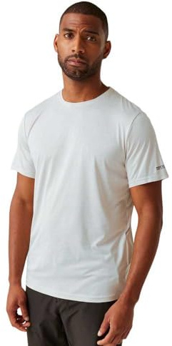 Regatta Fingal Edition Herren-T-Shirt, steingrau-weiß, XXL