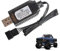 Lithium Battery Charger - Drone Battéry Chargér | RC Airplane Lithium | USB Charger For RC With SM-2P Connector | Portable Charging Cable For Toy Battery With Indicator Light Design