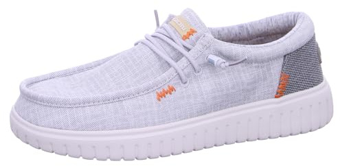 Fusion Leinenschuh Grau in Größe 43