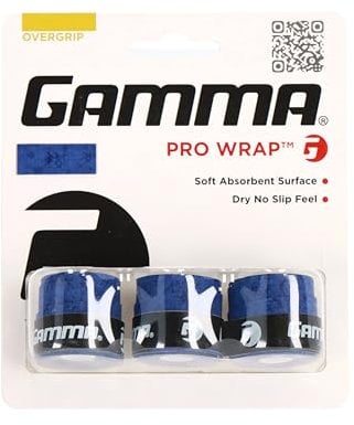 GAMMA Unisex-Erwachsene Pro Wrap Blue Overgrip, Blau, 3-Pack