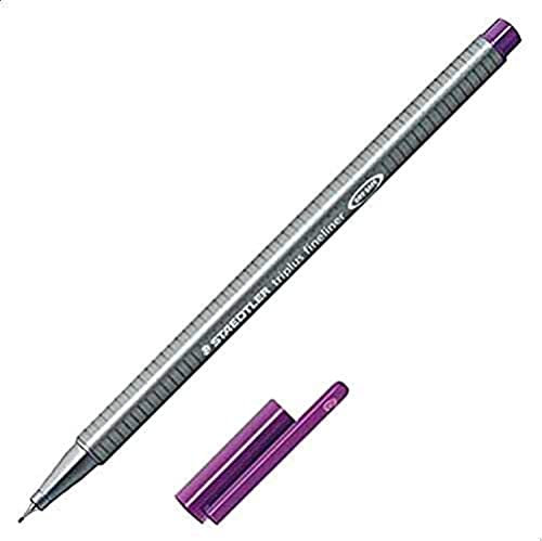 Staedtler – Triplus FineLiner 334 – Superfeine Filzspitze 0,3 mm Gris, Violet