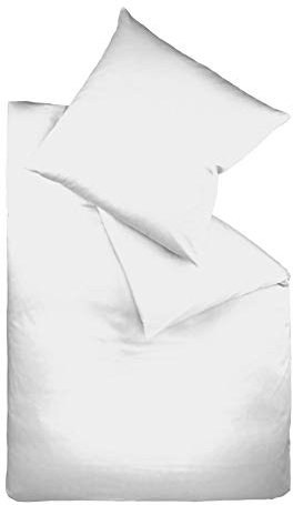 fleuresse 9200 Colours Interlock Jersey Bettwäsche aus 100% Baumwolle, Oekotex Standard 100, Silber, 135 x 200 cm