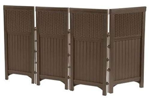 Suncast FSW4423 Panel 4 Résine Wicker Outdoor-Bildschirm