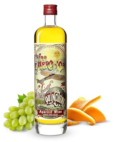 Tempus Fugit Spirits, Kina L'Aero D'Or, 70cl, 18% ABV, Liqueur Using a White Wine Base Made from Piedmont-Grown Grapes, Make Classic Cocktails or Drink Chilled
