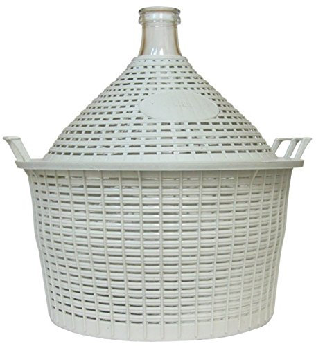 MultiDepot B10 Cristal damajuana en Cesta para la producción de Vino, 10 L, Nuevo