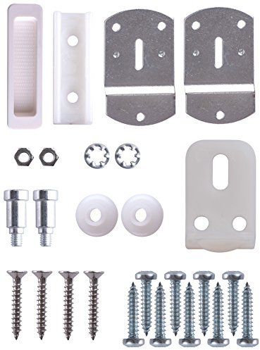 SLIK 08SL009 Wardrobe NO.1 Sliding Door Gear Extra Fittings KIT (SS1), Aluminium