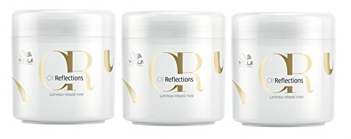 Wella Oil Reflections Luminous Reboost Mask 3 x 150 ml Haar-Kur mit Kamelien-Öl