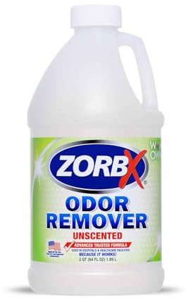 ZORBX Unscented Multipurpose Odor Remover –Safe for All, Even Children, No Harsh Chemicals, Perfumes or Fragrances, Stronger and Safer Odor Remover Works Instantly (1/2 Gallon)