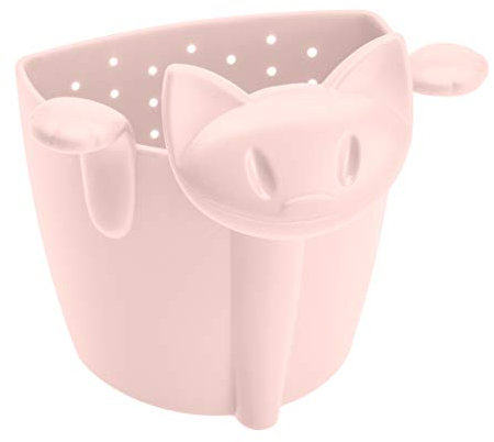 Koziol MIAOU Teesieb für losen Tee | für eine Tassenportion | zum Einhängen | biozirkulärer Kunststoff, spülmaschinengeeignet, spülmaschinengeeignet, Küche, Haushalt, gedeckter Tisch (Queen Pink)