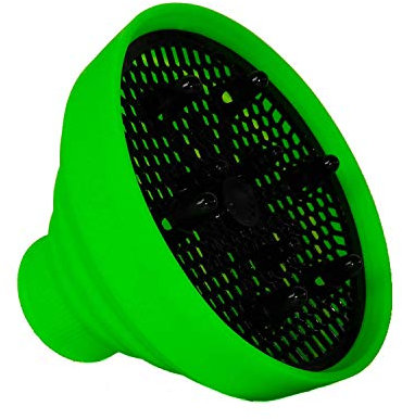 PHOENIX PRODUCTS Diffusore In Silicone Pieghevole 2a Generazione Portatile Da Viaggio Universale Phon Professionale Asciugacapelli Kit Oli Essenziali x Capelli Ricci Perfetti Naturali Fono (Verde)
