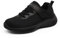 DREAM PAIRS Zapatillas Deportivas Sin Cordones para Niños Running Correr Antideslizantes Tranpirables Ligero con Suela de EVA,Size 33.5,Todo/Negro,KRIDER-1