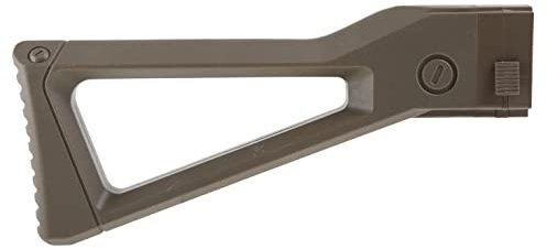 Blasterparts - SMG Mod Upgrade Schulterstütze für NERF Stryfe und kompatible Kurze Aufnahmen - Olive - groß, robust und vielseitig