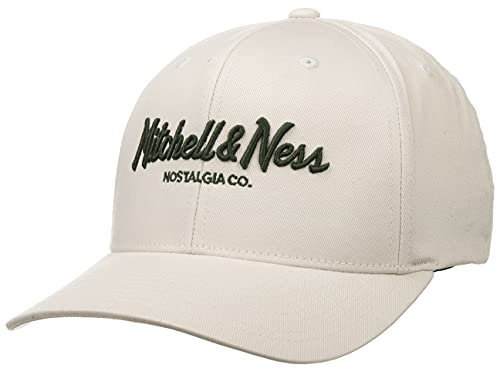 Mitchell & Ness Classic Red Pinscript Snapback, Stone Forrest