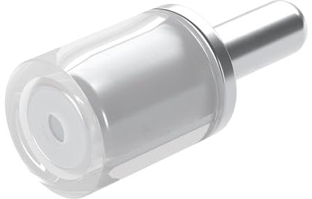 SOTECH 100 Stück Bodenträger für Bohrloch 3 mm gummiert Fachboden-Halter Steckmontage für Glas- und Holzböden
