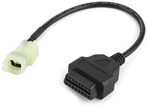 Kabel Obd2 do 4 pin體, Motocykl 4-pinowy Kabel diagnostyczny, OBD2 NA 4-pinowy Adapter diagnostyczny Kabel wykrywanie b??d體 motocykla cz??ci pasuj?ce do motocykli lub podobnych