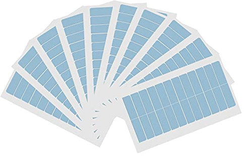 SAVITA 120 Pcs Hair Extension Adhesive Tape, Double Sided Extension Tape Replacement for Hair Extensions(Blue)