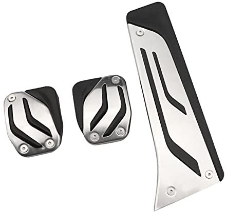 JIERS Auto Pedalauflagen, für BMW F20 F21 F22 F23 F24 F30 F31 F32 F33 F34 F35 F36 F80 F82 F83 E81 E82 E88 E90 E91 E92 E93 LHD, Auto Pedale Pedalabdeckung