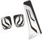JIERS Auto Pedalauflagen, für BMW F20 F21 F22 F23 F24 F30 F31 F32 F33 F34 F35 F36 F80 F82 F83 E81 E82 E88 E90 E91 E92 E93 LHD, Auto Pedale Pedalabdeckung