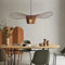 YONIISEA Vertigo Lampe Copper 200cm, Modern Vintage Vertigo Pendelleuchte Hängend Hängelampe Hut Lamp Geeignet FüR Esstisch Wohnzimmer Schlafzimmer Kronleuchter Lampen (Φ 200cm)