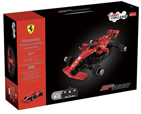 TURBO CHALLENGE - Ferrari SF 1000 - RC Prestige - 095618 - Auto telecomandata - Rosso - 1/16 - Kit di montaggio - Batterie non incluse - Plastica - Dai 6 anni in su