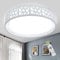 Depuley 35W Led Deckenleuchte Dimmbar Modern, Weiß Deckenlampe Wohnzimmer mit Fernbedienun& Rund Groß Design mit Zeichnung (3000K-6500K) für Schlafzimmer Küche Esszimmer Büro Halle Kinderzimmer