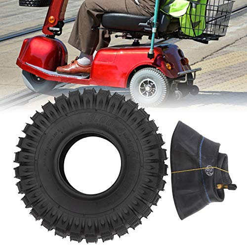 Agatige 3,00 Set di 4 Pneumatici, Camera d'Aria per Scooter elettrici per Scooter a 3 Ruote carriola