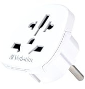 Verbatim World-to-Europe Steckdosenadapter WTEU‑01, Reiseadapter für EU-Steckdose, Eurostecker weltweit, Adapter für Stecker aus USA, UK, England und Australien, 100-250 V