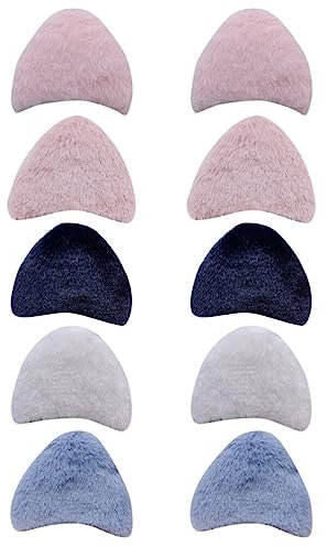 Beaupretty 10 Stück Katzenohr-Applikationsflicken Zum Selbermachen Katzenohren-Charms Basteln Katzenohren-Charms Stirnband-Charms Bestickte Dekoration Für Diy-Kleidung Jacken