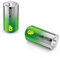 GP Super Alkaline Batteries C Baby 1.5 V, Ideal for Powering Daily Devices New G-TECH Longlife Technology Pack of 2 LR14 Batteries