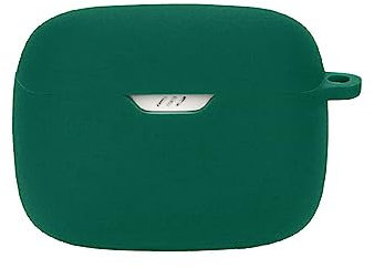 FTRONGRT Funda Compatible con JBL Tune Beam/JBL Tune 245NC TWS, Silicona Suave, Durable, Anti-Rasguños Estuche Protector Compatible con JBL Tune Beam/JBL Tune 245NC TWS.Verde Oscuro